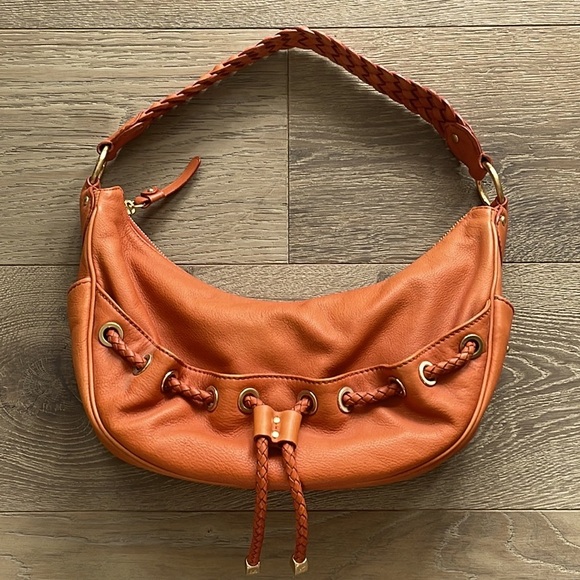 Michael Kors Handbags - Vintage MICHAEL KORS Orange Leather Shoulder Bag